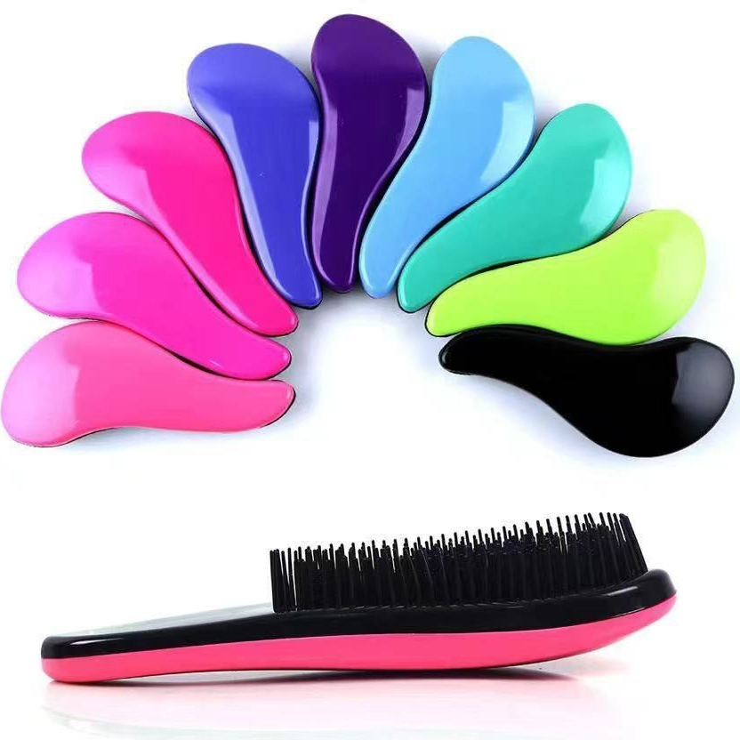 Kit 5 Escovas Festa das Cores Mágica Para Cabelo Para Desembaraçar