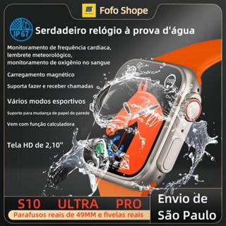 Relógio Inteligente Smart S10 PRO ULTRA Chamada Bluetooth Inteligente Profissional À Prova D