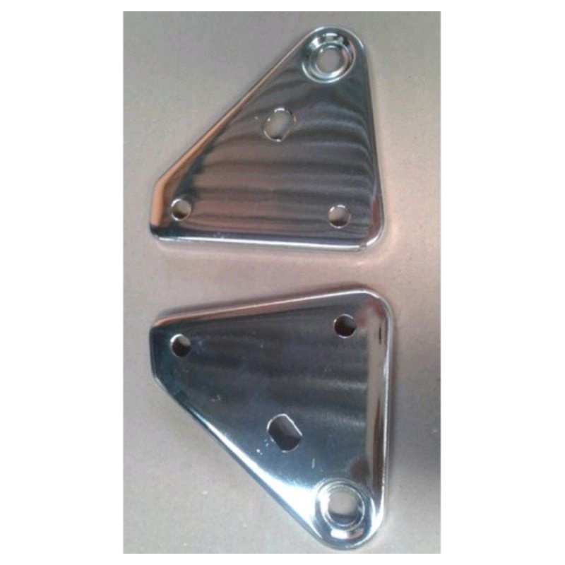 1 Par Suporte Farol Twister CBX 250 CROMADO em Oferta na Shopee