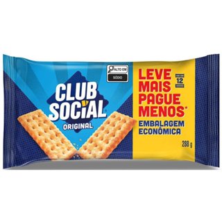 Club Social Com 12 Unidades Totalizando 288 Gramas