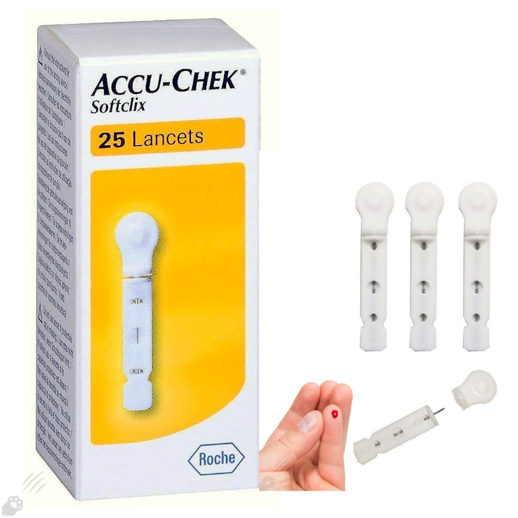 Lancetas Accu-Chek Softclix Roche Caixa Com 25 Unidades em Oferta na Shopee