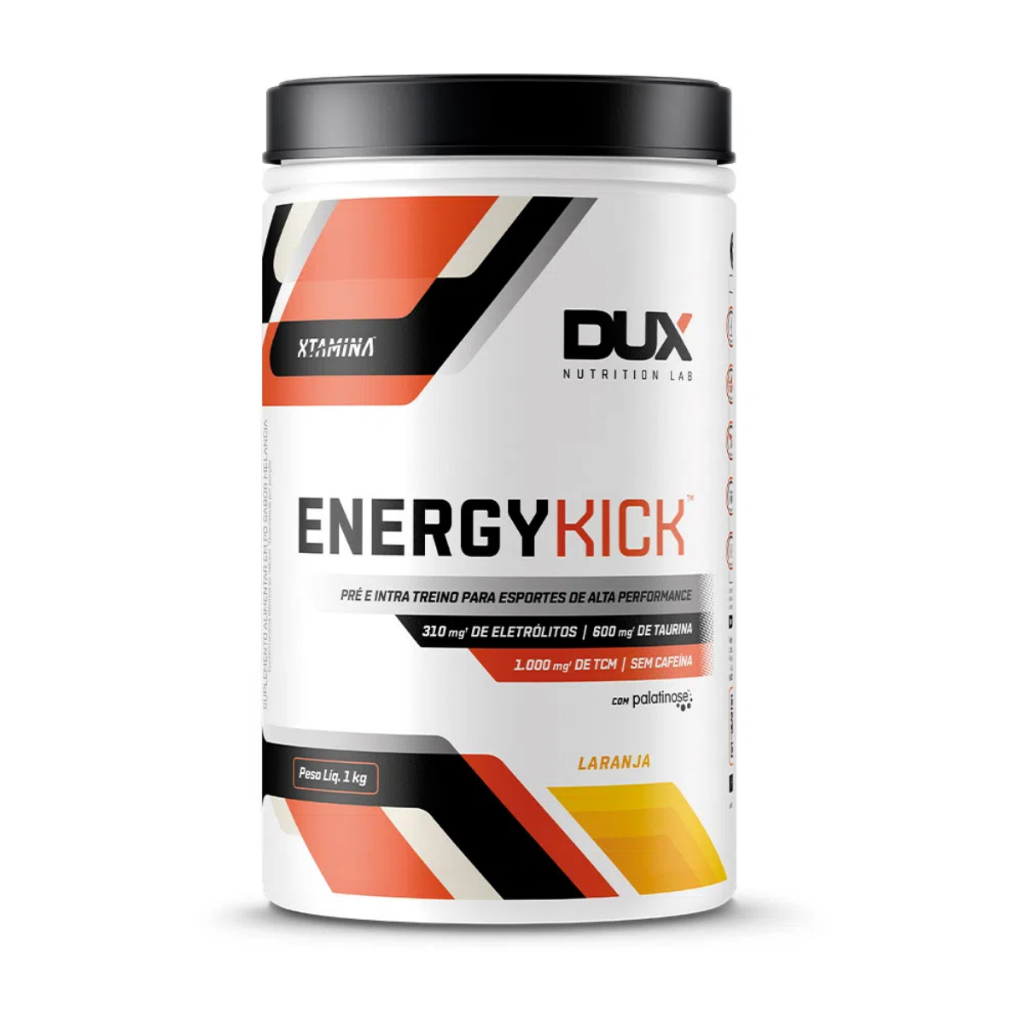 Pré Treino Sem Cafeína Energy Kick Pote 1kg Dux Nutrition