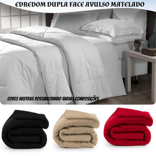 Edredom Casal Queen Dupla Face 01 Pcs Variados