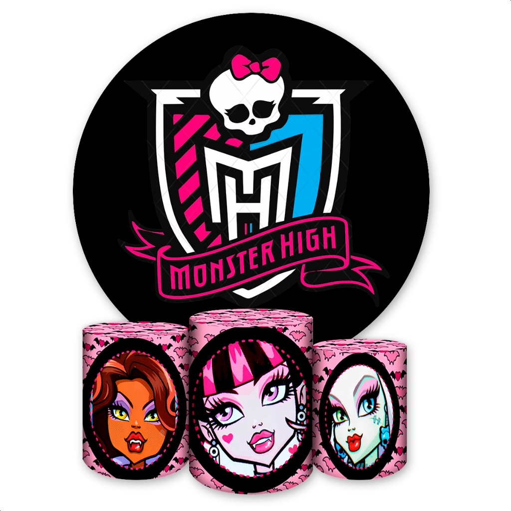 Kit Capa Painel + Trio Capas de Cilindros Sublimado Tema MH em Oferta na Shopee