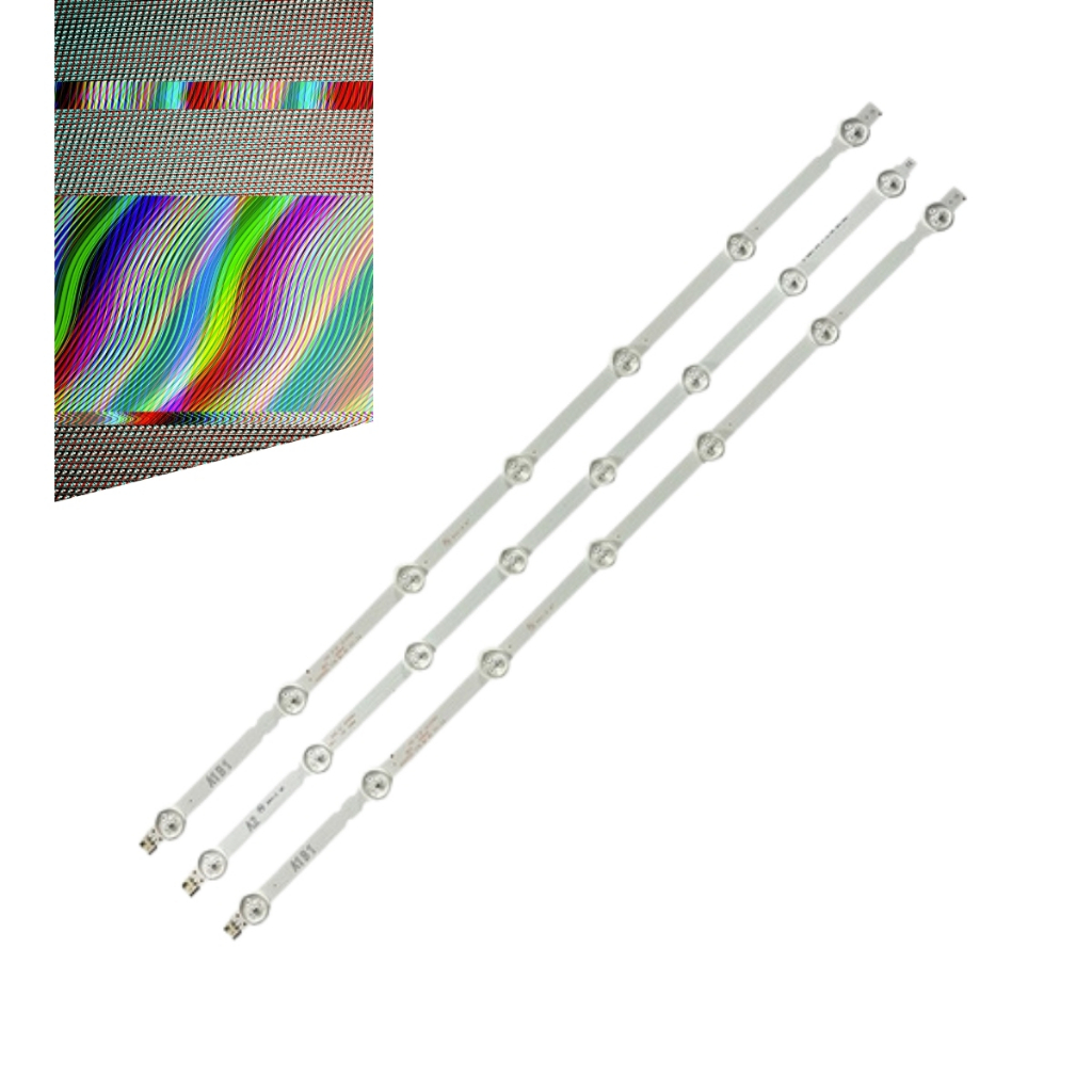 Kit 3 Barras Led 32ln5400 32ln540b 32ln5700 32la6200 A2 A1 A1