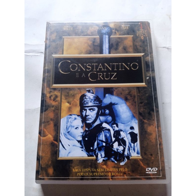 dvd filme Constantino e a cruz perfeito estado mídia e capa