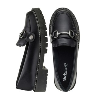 Mocassim Feminino Tratorado Oxford Plataforma Casual Premium Loafers Confort Blogueira Chunky Tendência