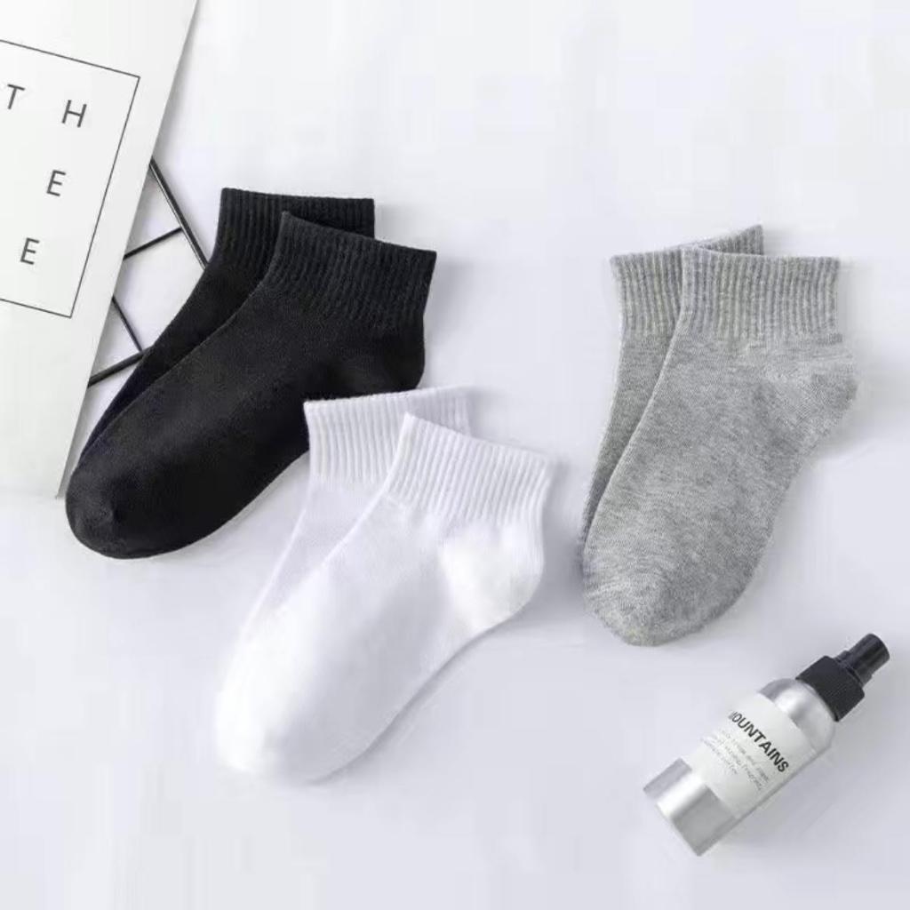 Kit 12 Pares Meia Infantil e adulto  Branca Escolar Menino ou Menina Cano curto Conforto top em Oferta na Shopee