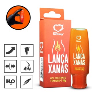 Gel Lubrificante Acelerador De Orgasmos Feminino Lança Xanas 15g - Sexy Fantasy |sex Shop Produto Adulto