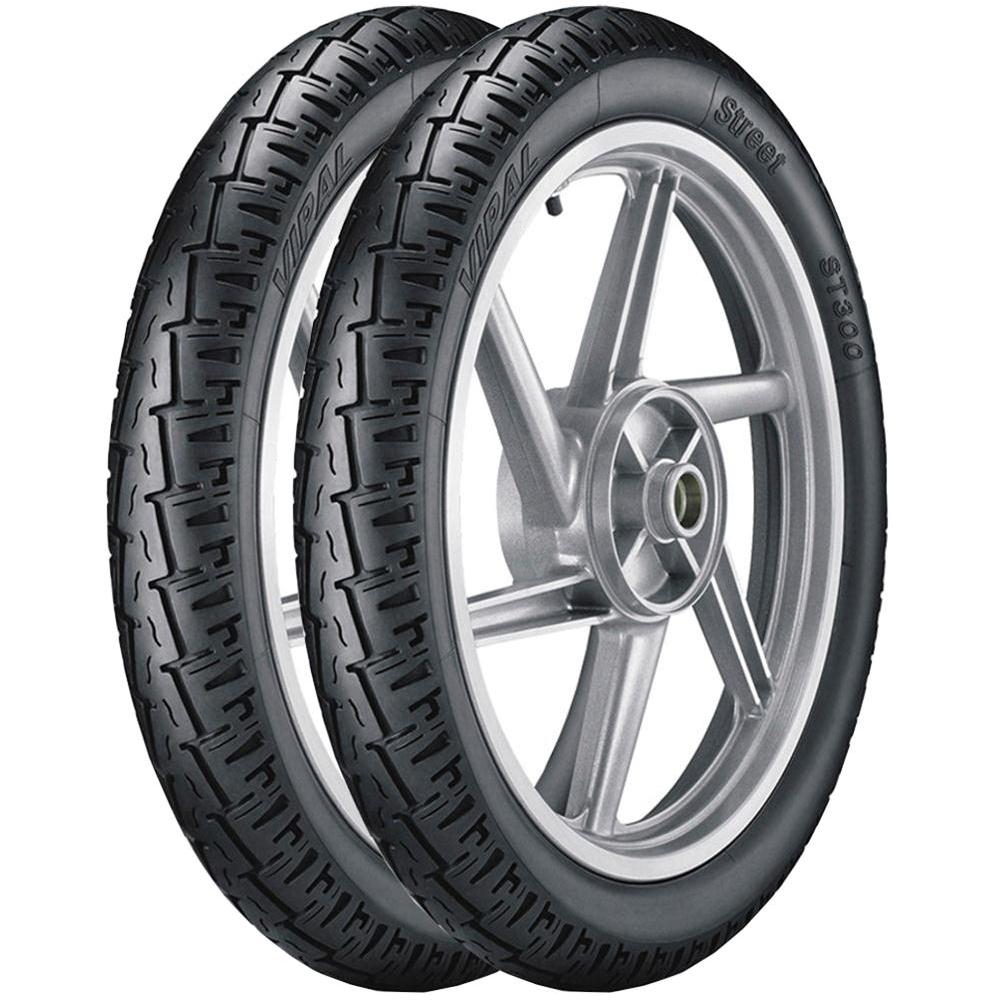 Par Pneu Cbx 200 Ybr 125 275-18 + 100/90-18 St300 Vipal