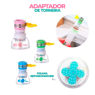 kit 3 Adaptador de Bica Chuveirinho Bico Extensor Abraçadeira Para Torneira Filtro em Oferta na Shopee