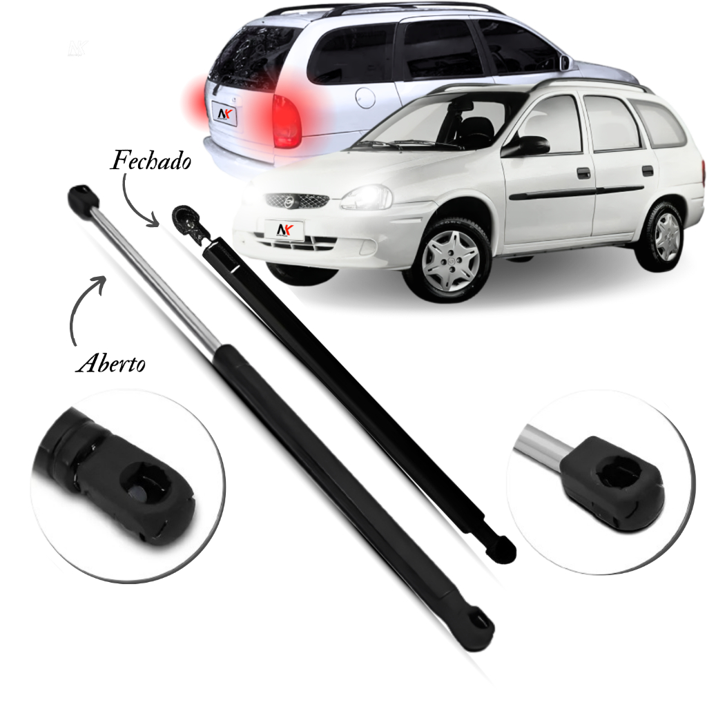 Amortecedor Tampa Traseira Corsa Wagon 1997 1998 1999 á 2012 em Oferta na Shopee