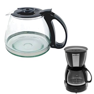 Copo Jarra Cafeteira Britânia CP 30 e CP 30 Inox Preta Vidro Reforçado Envio 24HS