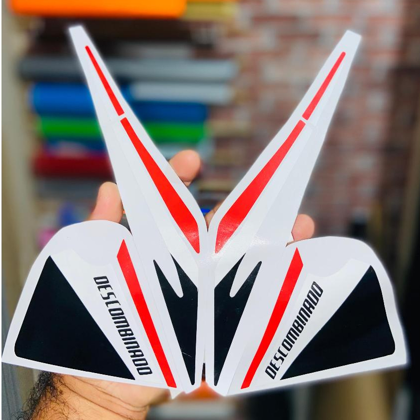 KIT ADESIVO MOTOS PARA LAMAS + BANANINHAS MOTO TITAN 160 / FAN 160 / START 160