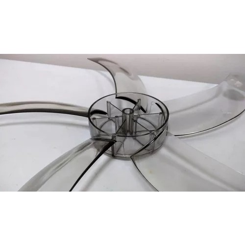 Hélice 5 Pás Acrílico, Pé, kit Grade Ventilador De Pedestal PRADO 40cm - 360° - 50cm (metal) 3 PÁS
