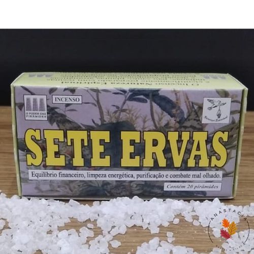 Defumador 7 Ervas   Espiritual Tablete - 7 Sete Ervas