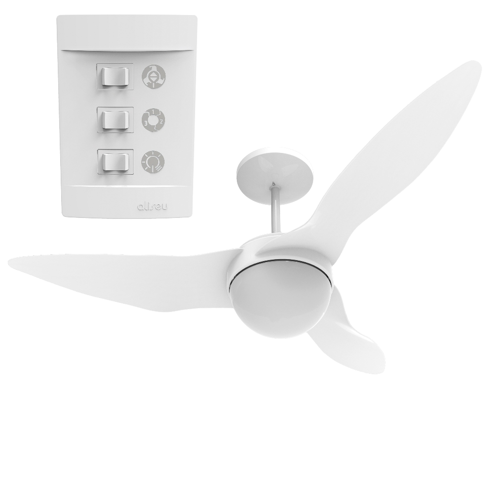 Ventilador de Teto Aliseu Terral com Controle de Parede