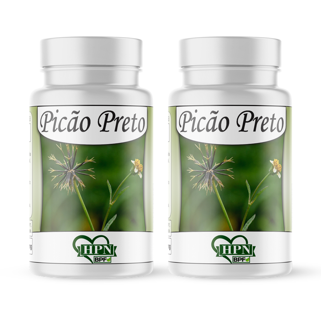 CÁPSULAS DE PICÃO PRETO Bidens pilosa 2 FRASCOS RICAS PROPRIEDADES NATURAIS em Oferta na Shopee
