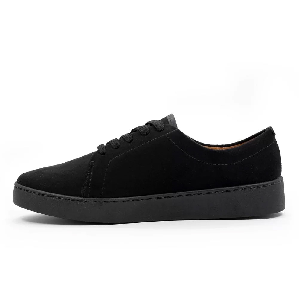 Tênis Vizzano Casual Camurça Preto Original Confortável Pronta Entrega Suede Preto