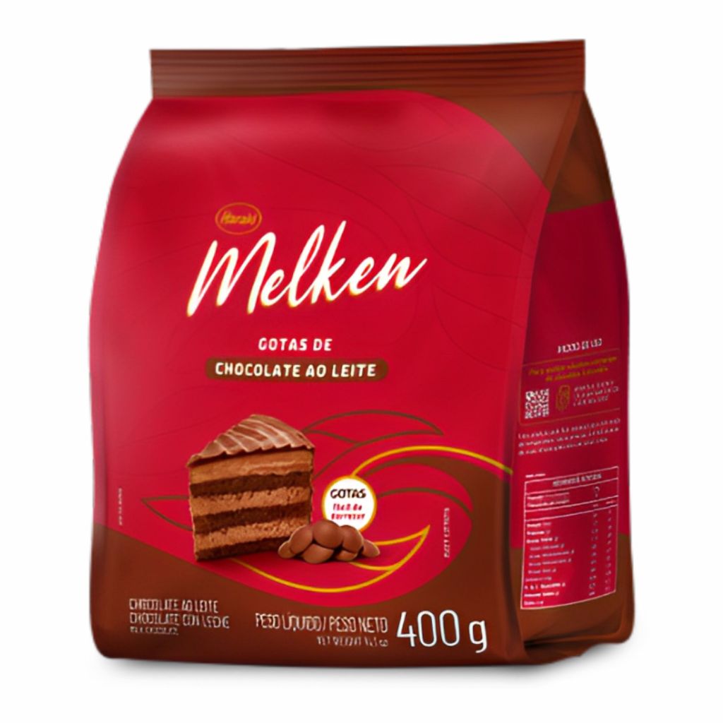 Chocolate em Gotas Ao Leite Melken 400g Harald