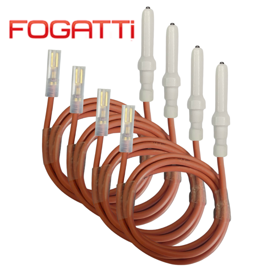 Kit 4 Velas Ignição Acendedor Para Fogão Fogatti Polo Fino fogao 76bs electrolux