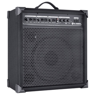 Caixa Amplificada LL Audio LX100 50W RMS Para Guitarra Violão Microfone Multiuso Igreja Bar Escola