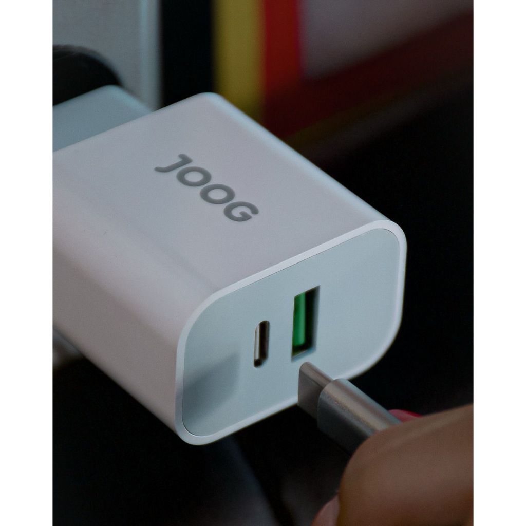 Carregador de Parede rápido 30W Duplo Joog PD30W-JG USB-A + USB-C Anatel - Mobile & Gadgets