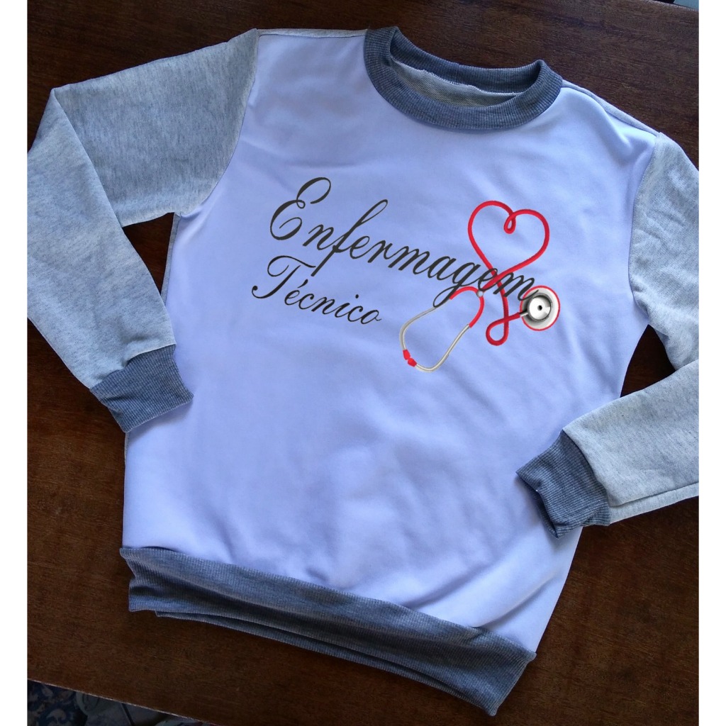 Blusa Técnico de Enfermagem - Moletom Feminino