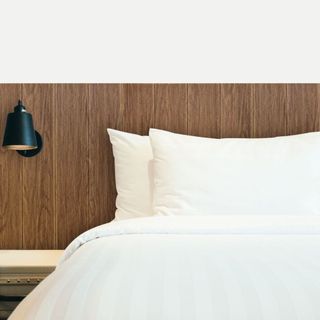 Cabeceira Casal Madeira Ripada Autocolante 70x1,40 em Oferta na Shopee