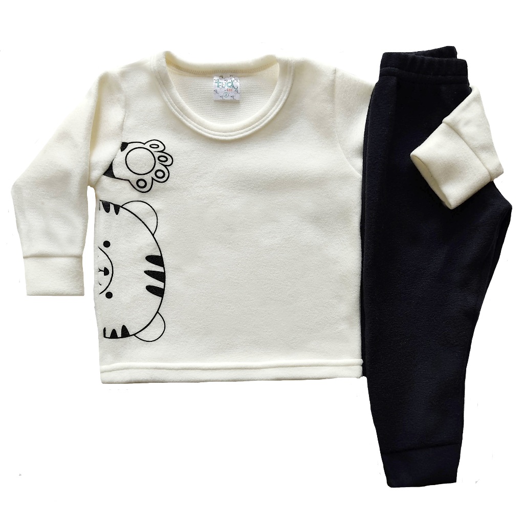 Detalhes do Kit 4 peças, 2  Conjuntos Soft Infantil MENINO Inverno Bebe Roupa Frio P Ao G e 1 ao3 anos