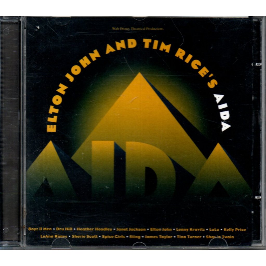 CD ELTON JHON AND TIM RICE - AIDA ( WARNER ) 1999