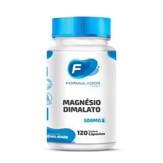 MAGNÉSIO DIMALATO 500mg 120 Cápsulas