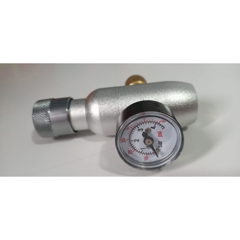 Mine regulador de pressão de Co2 portátil 0-60psi