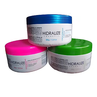 Kit Cronograma Capilar Completo Hidralize - Hidratação, Nutrição e Reconstrução 300G Cada