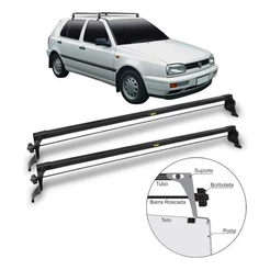 Rack De Teto Bagageiro Golf 1991 1993 1994 1995 1996 1997 4p