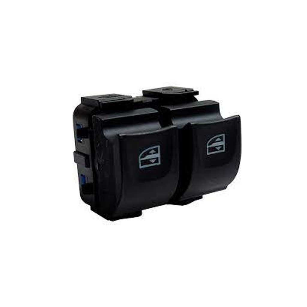 Botão Vidro Elét Logan Sandero Duster Oroch Fundo Branco / Marrom em Oferta na Shopee