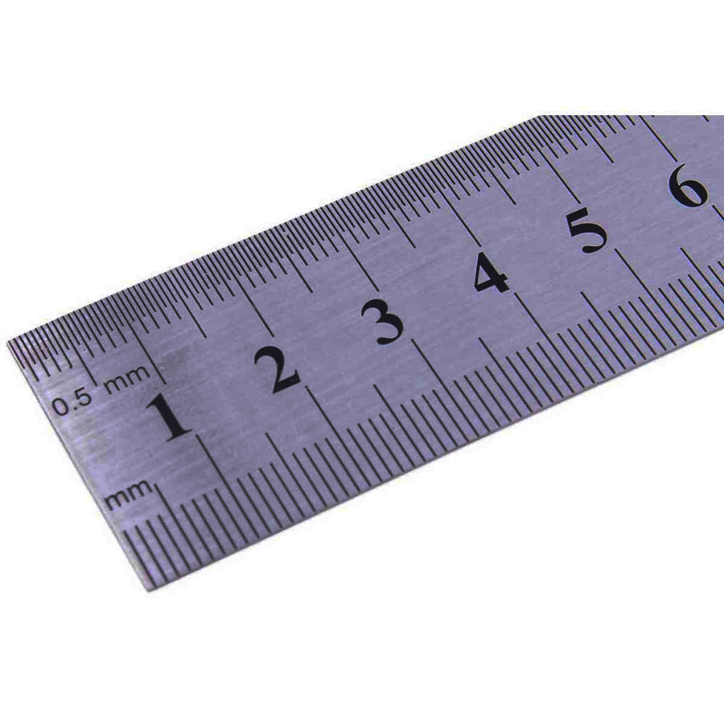 Régua De Aço Material Resistente 30 cm