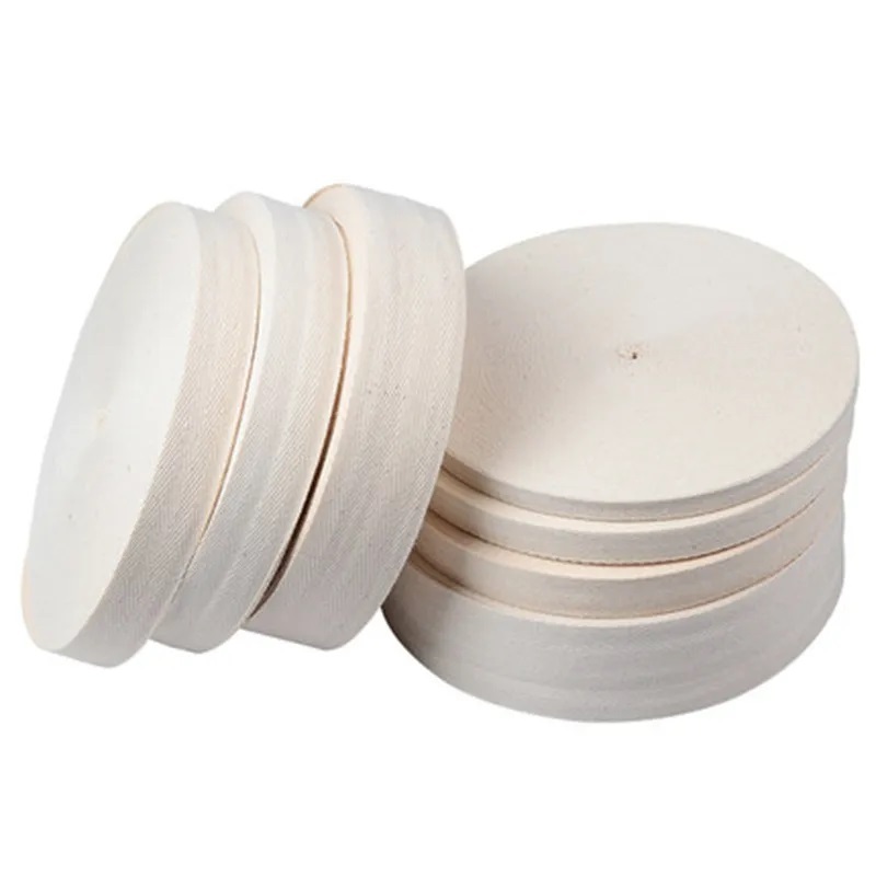 Pavio Tochas Lamparinas Lampião velas castiçais Fio Chato 15mm Algodão 5mt