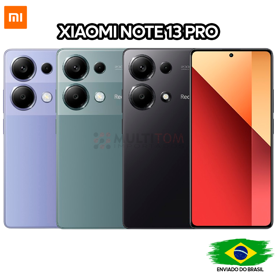 Xiaomi Redmi Note 13 Pro NFC 512GB/12GB 256GB/8GB Ram - Versão Global