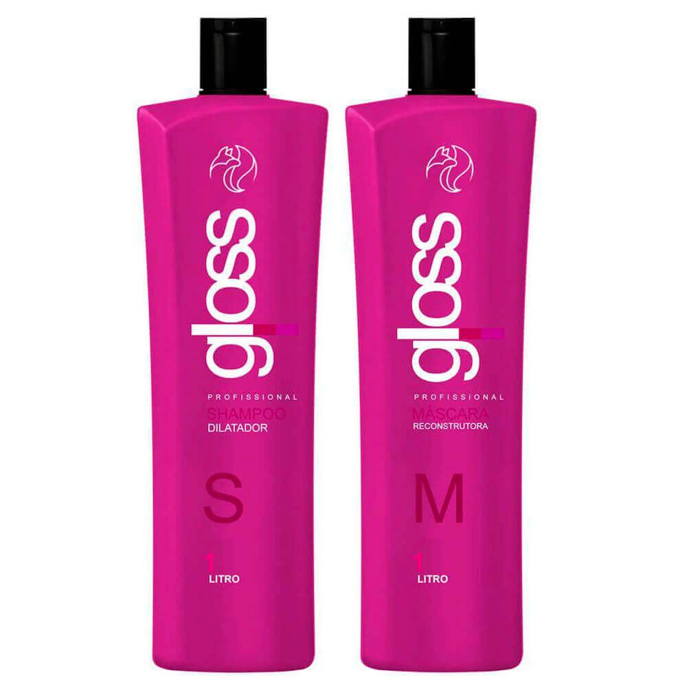 Escova Progressiva Inteligente Fox Gloss - Kit 2x1 Litro