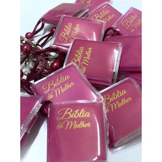 Chaveiro Biblia da mulher 12 Peças ( (Rosé)(}B54) em Oferta na Shopee