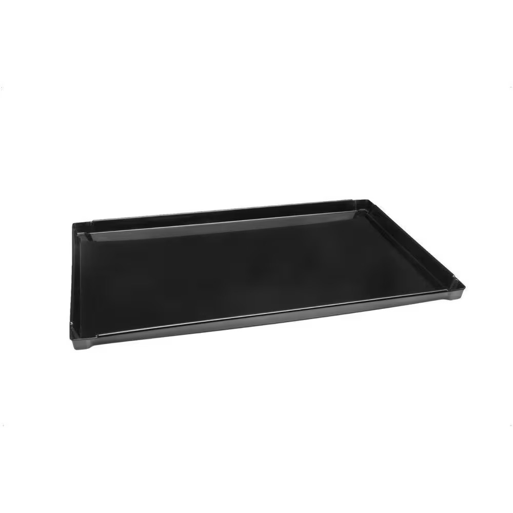 Bandeja Coletora de Água Escorredor 12 pratos Inox Mak Inox Em plástico Preto