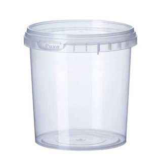 20 un Pote Redondo c/Tampa Lacre 1000 ml (1 litro) Premium Resistente para Conservas, Caldos, Sorvetes, Doces etc. em Oferta na Shopee