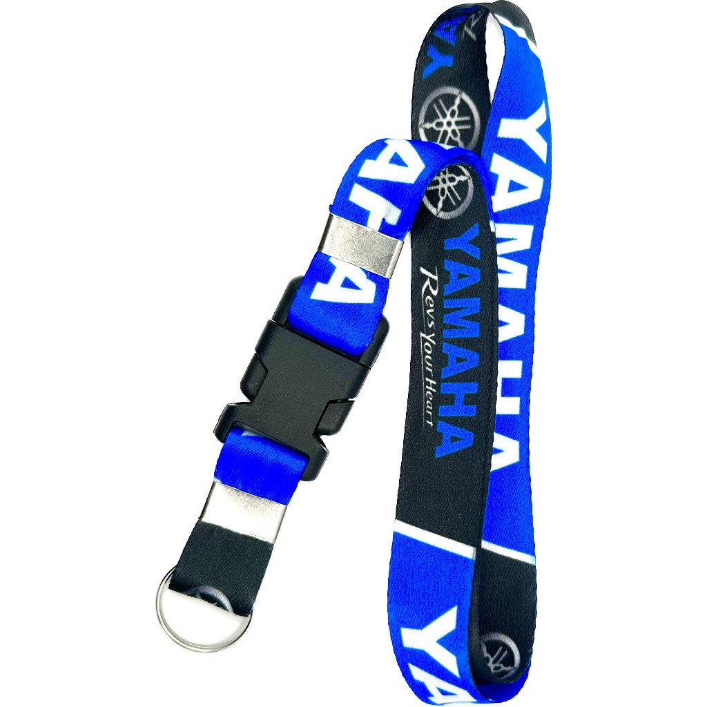 1 Chaveiro Yamaha Cycles Moto Cordão azul "revs your heart" em Oferta na Shopee