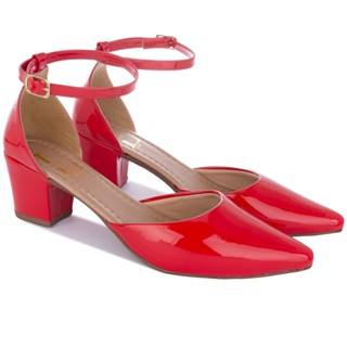 Sapato Scarpin Feminino Fivela