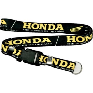 1 Chaveiro Honda Cycles Moto Cordão  Preto / Amarelo em Oferta na Shopee