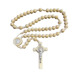 Terço de Nossa senhora Aparecida / terco nossa senhora bege em Oferta na Shopee