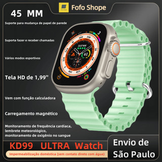 Relógio Original iwo 8 Ultra Smart Series 45MM 8 SOS Siri ECG Chamada Bluetooth