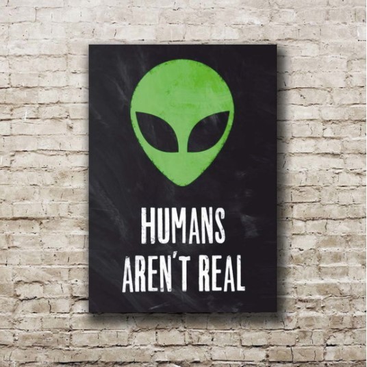 Quadro Decorativo Sala Quarto Escritório Cozinha Decoração Plaquinha 20x30 Alien otima qualidade