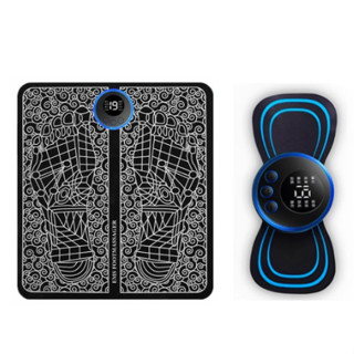 Tapete Massageador Ems Tens Elétrico Para Pés Fisioterapia Relaxamento Muscular De Pés Recarregável
